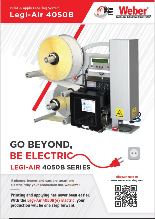 Legi-Air 4050 CORNER WRAP  étiquetage électrique en angle 